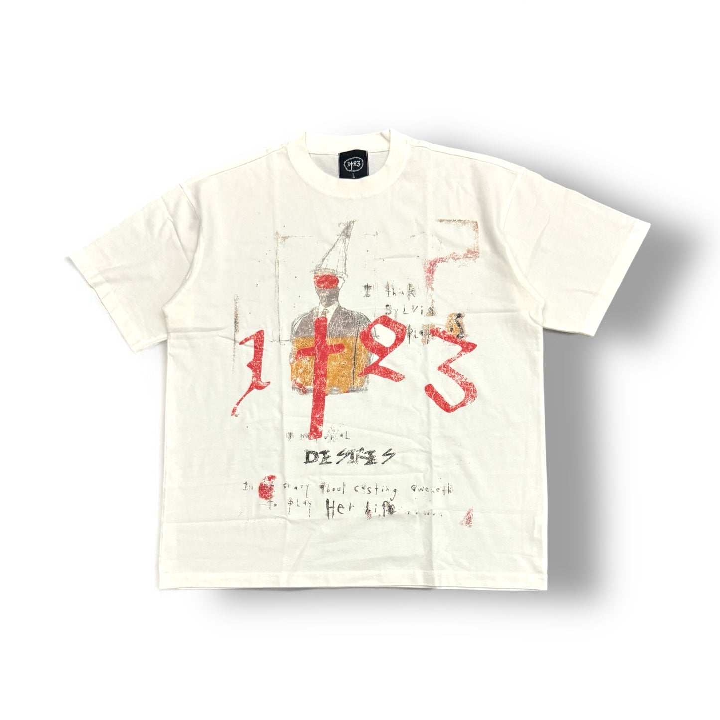 “WON Desire” White Short Sleeve Tee