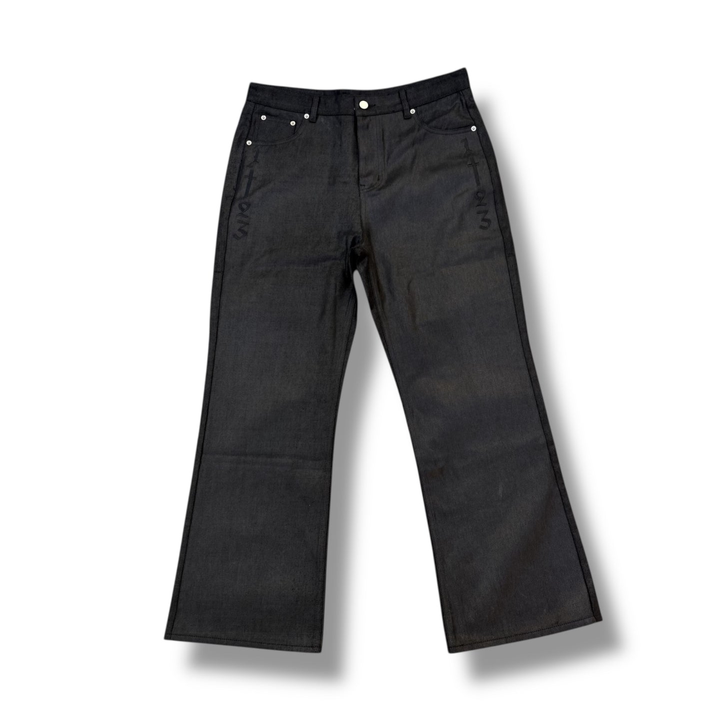WON Waxed Denim Pants