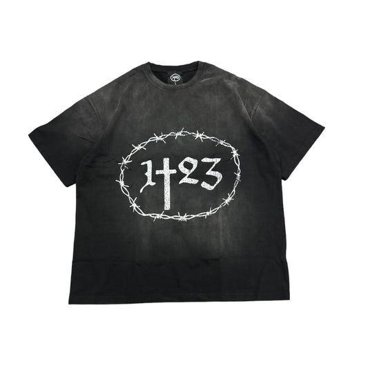 WON Black Vintage Logo Tee