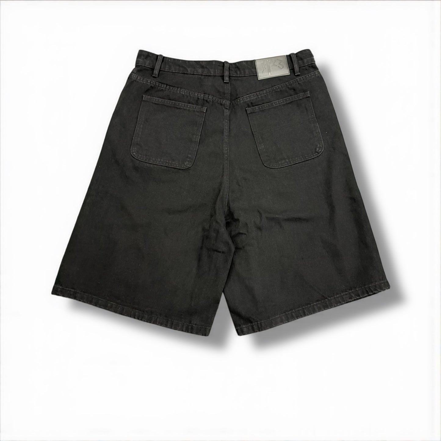 WON Black Stoned Denim Jort