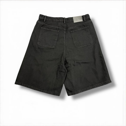 WON Black Stoned Denim Jort