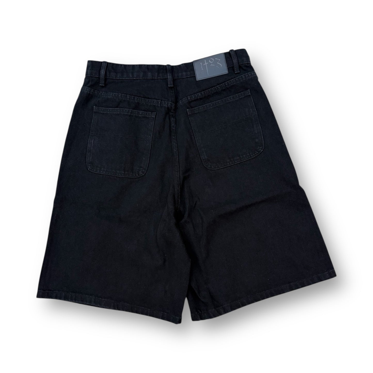 WON Black Denim Jort