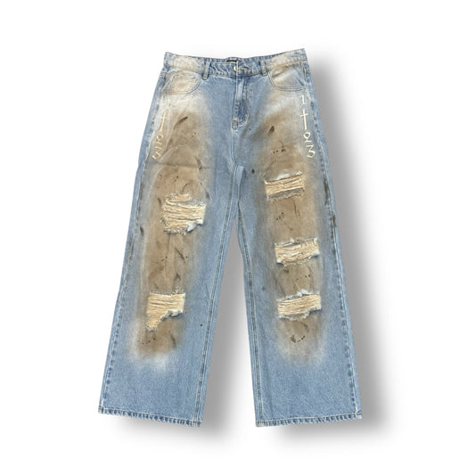 WON Dirty Denim Pants