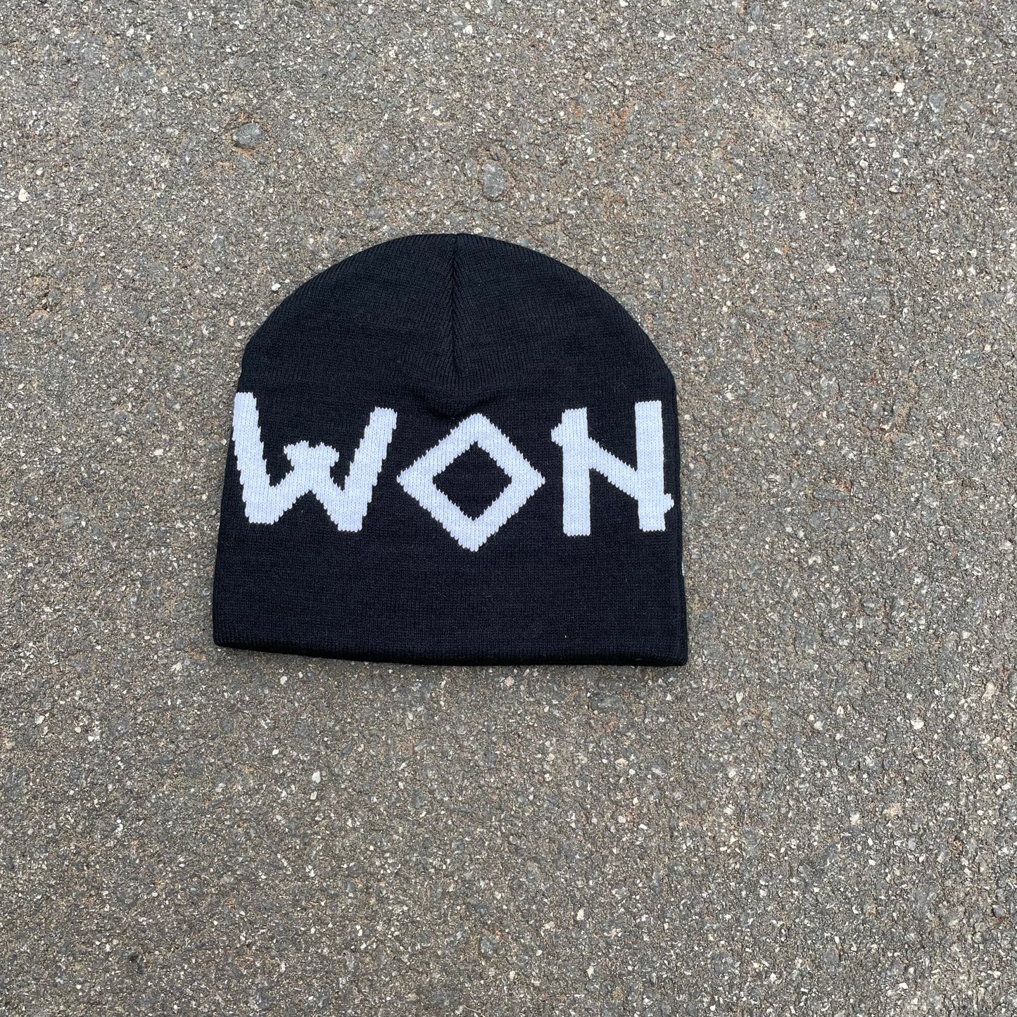 WON BLACK BEANIE