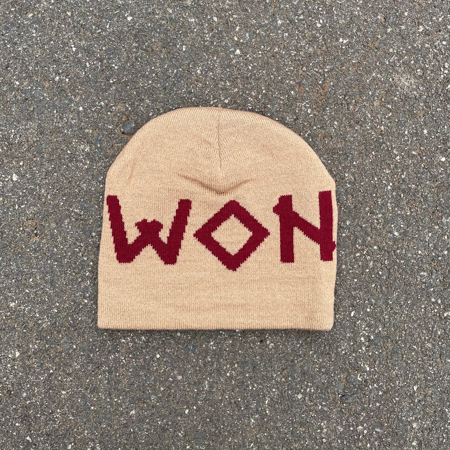 WON CARTON BROWN BEANIE