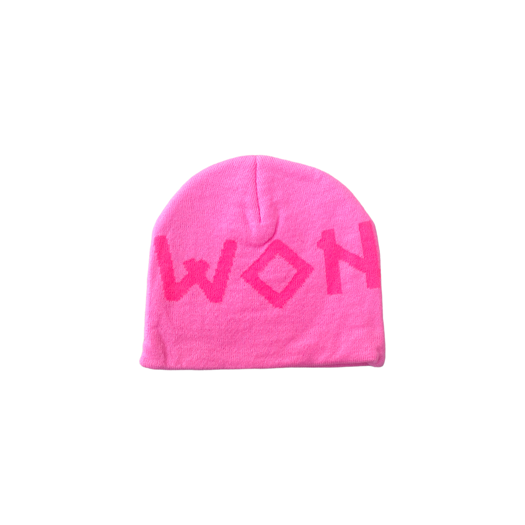 WON PINK BEANIE